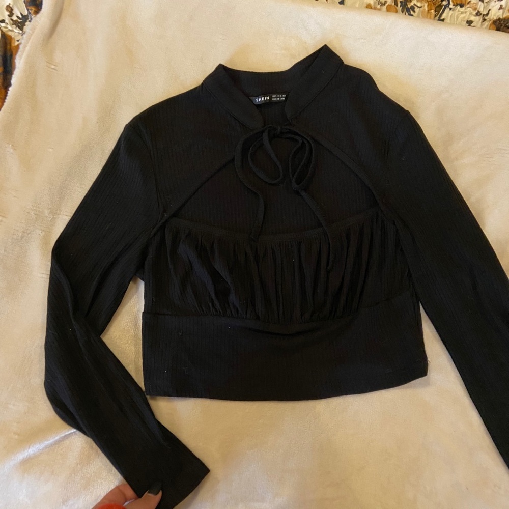 NWOT Shein Mandarin Inspired Top